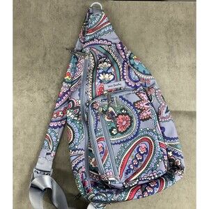 Vera Bradley Sling Nylon Backpack Blue